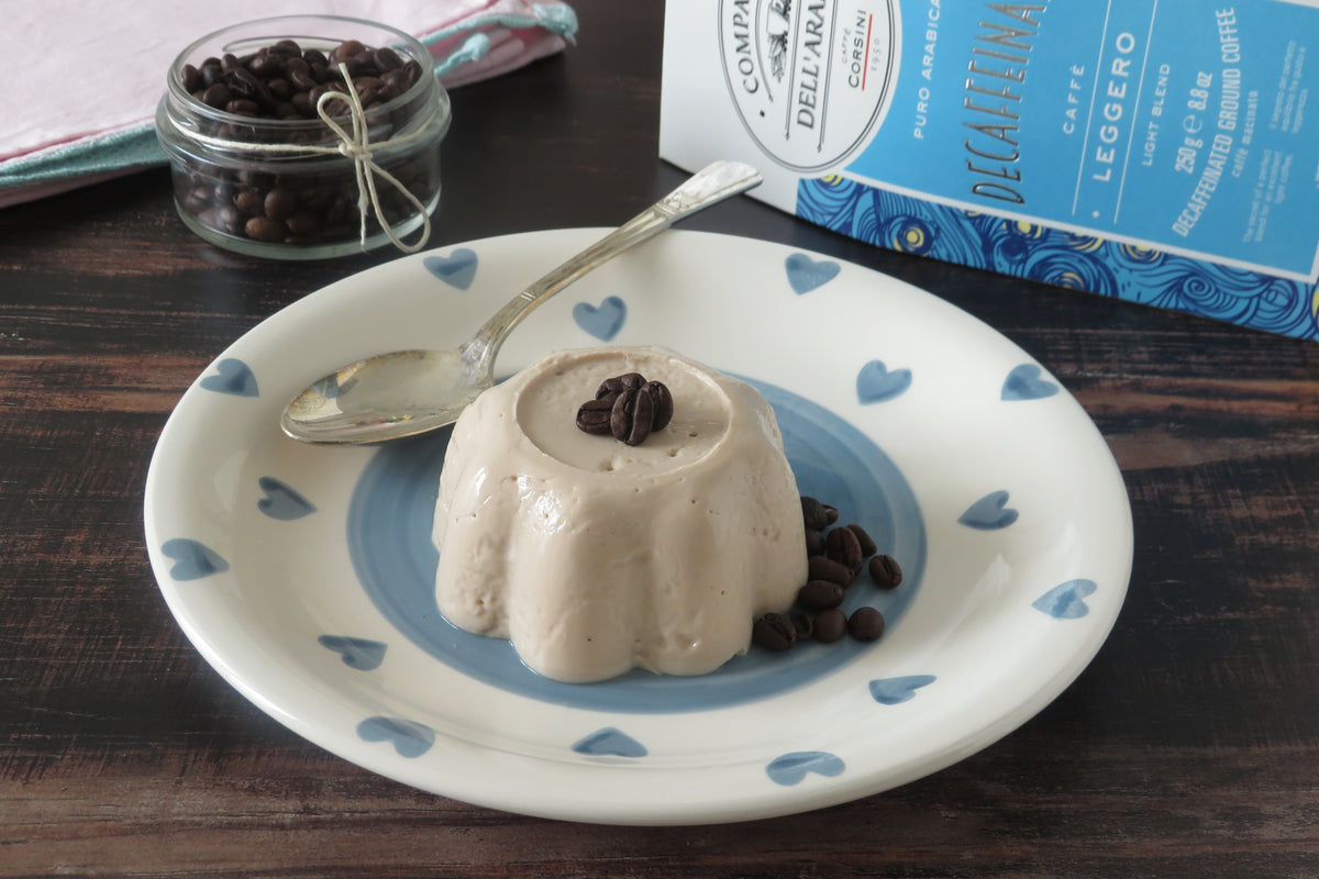 Panna cotta al caffè senza gelatina