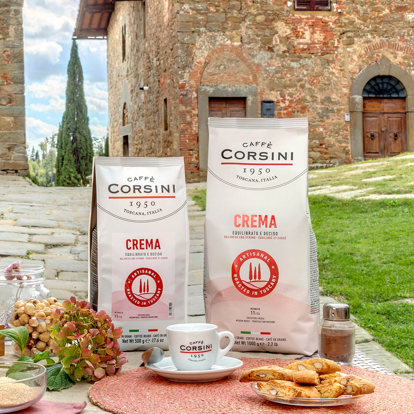 Nuova gamma di caffè, Crema, Caffè Corsini
