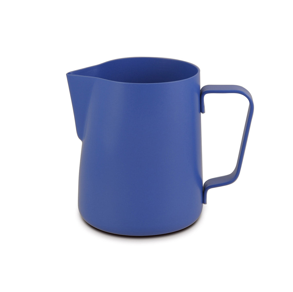 Lattiera per cappuccino in acciaio inox | Colore blu | Capacità 360 ml