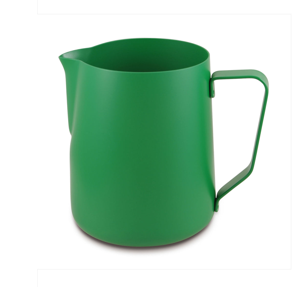 Lattiera per cappuccino in acciaio inox | Colore verde | Capacità 600 ml