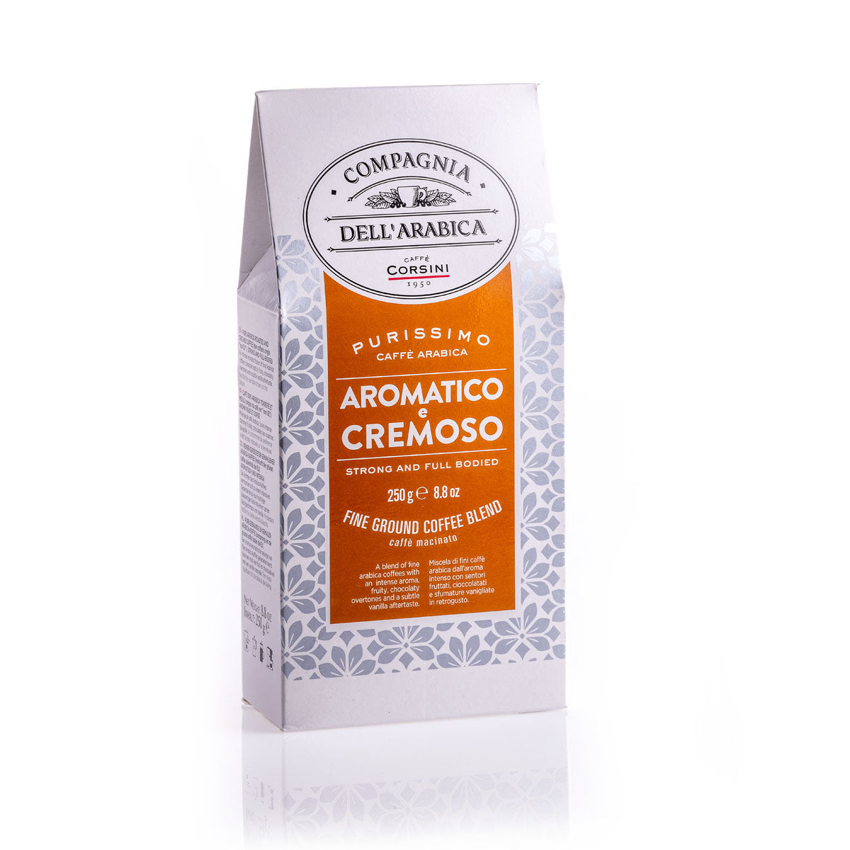 Caffè macinato | Aromatico e Cremoso | 100% Arabica | 250g
