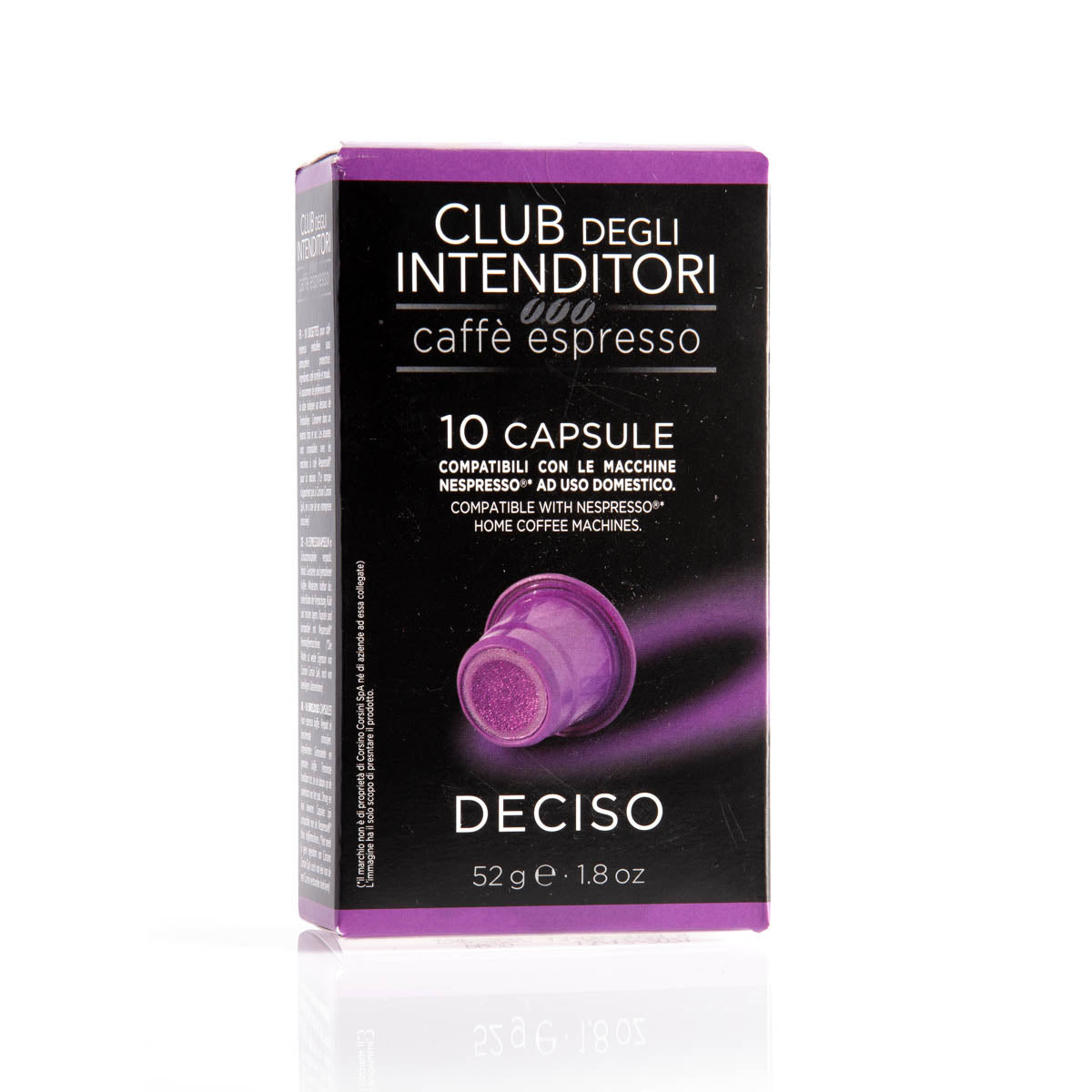 Capsule di caffè compatibili Nespresso® | Club degli intenditori Caffè Espresso | 10 pezzi