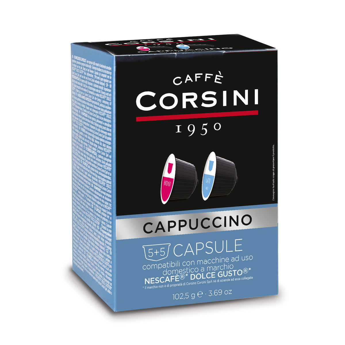 Capsule di caffè compatibili Nescafè® Dolce Gusto® | Cappuccino | 10 pezzi (5+5) pezzi