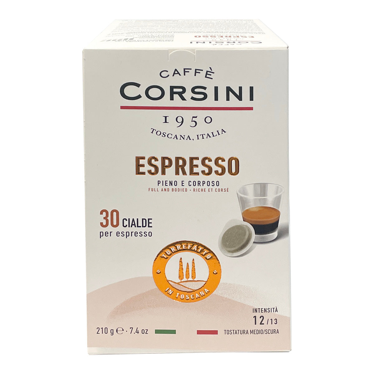 30 ESPRESSO PODS | FULL-BODIED FLAVOUR | CAFFè CORSINI