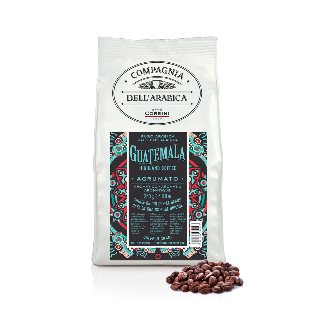 Ground coffee | Guatemala | 100% Arabica | 250g | Box of 12 packs