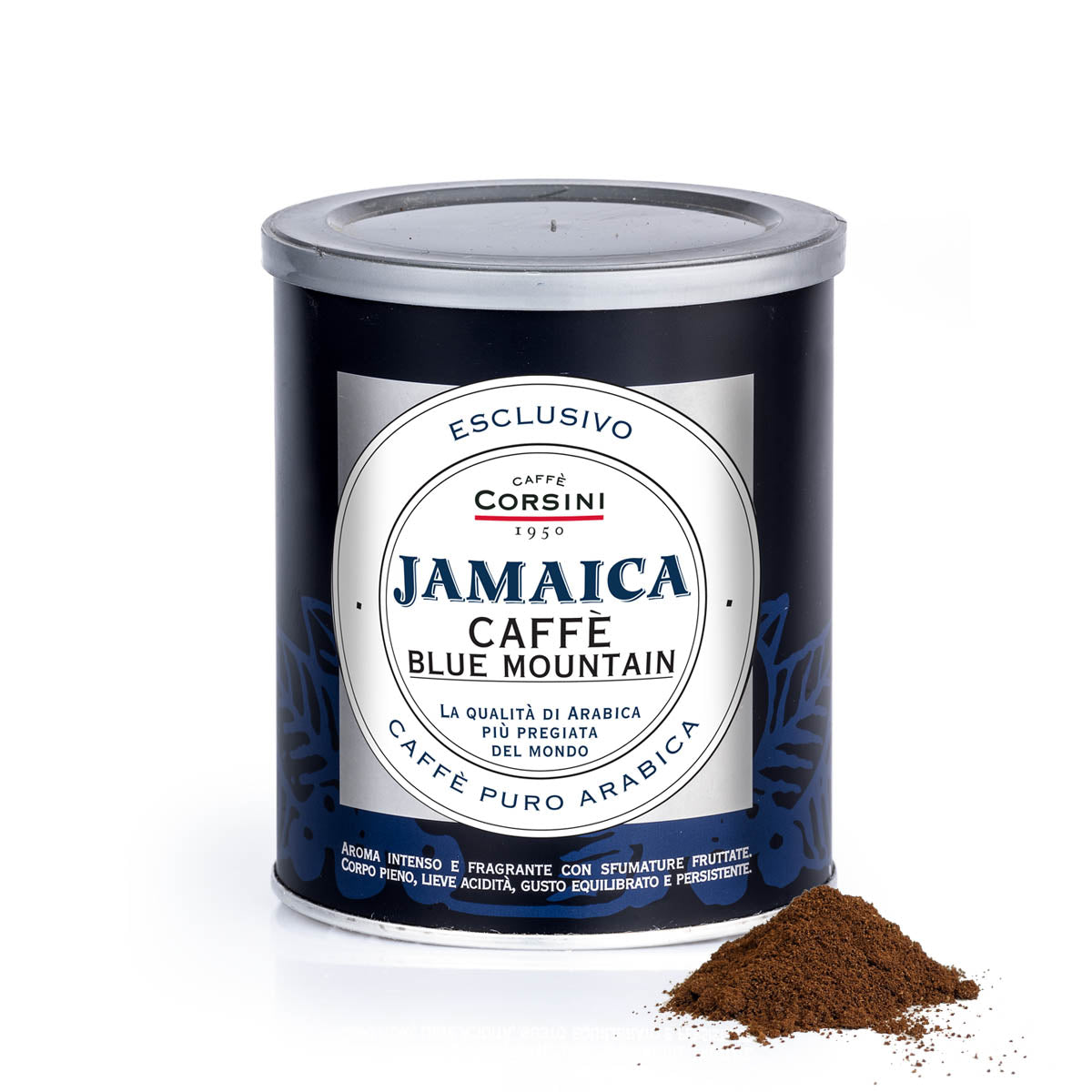Caffè macinato | Jamaica Blue Mountain | 100% Arabica | Lattina da 250g | Cartone con 6 lattine