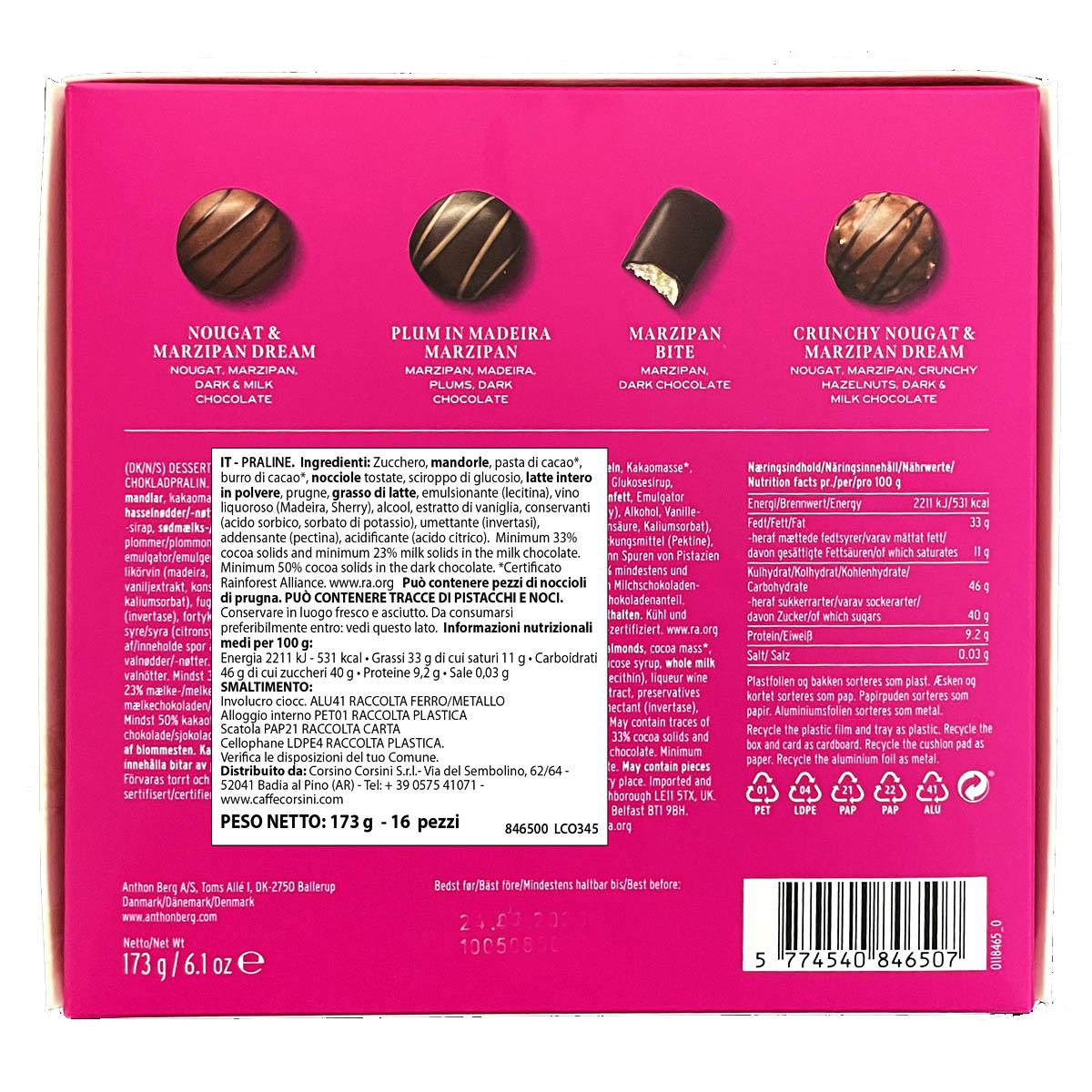 Anthon Berg | Significant Marzipan | Box da 10