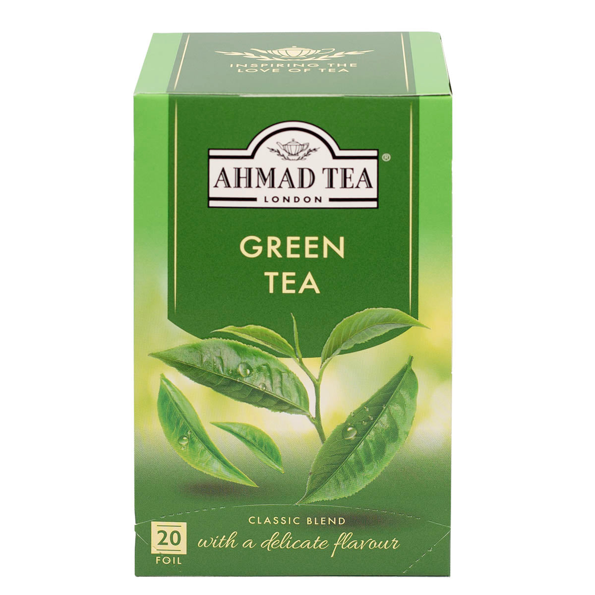 Green Tea Pure | 20 bustine di tè verde per confezione | Cartone da 6