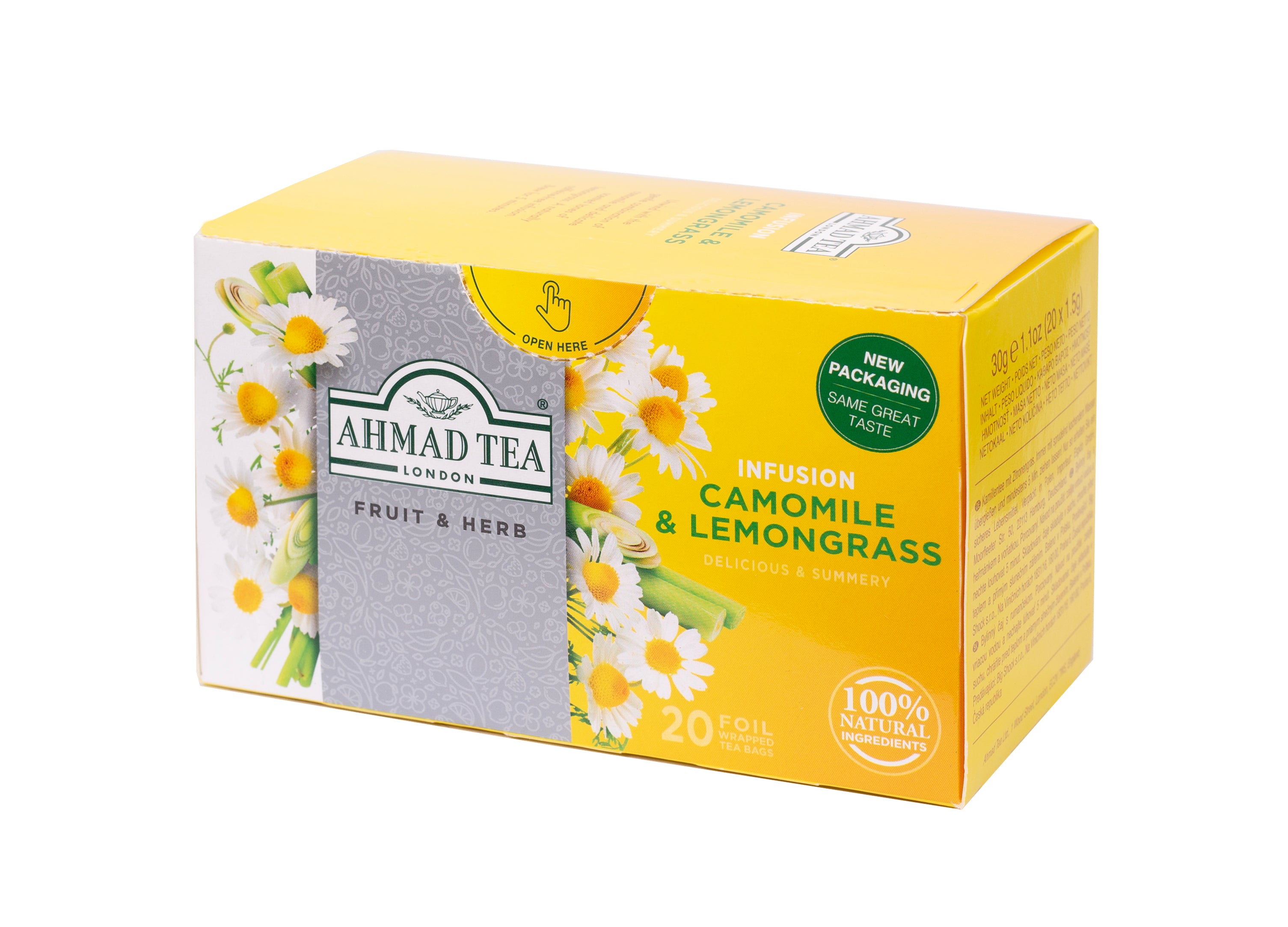 Infuso Camomilla e citronella | Ahmad Tea | 20 bustine