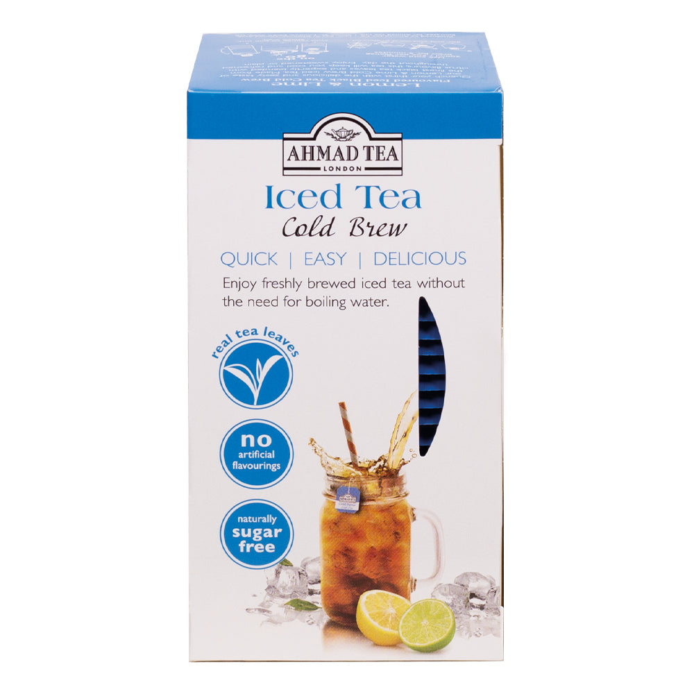 Cold brew | Tè nero | Limone & lime | 20 bustine per confezione | Cartone con 6 confezioni