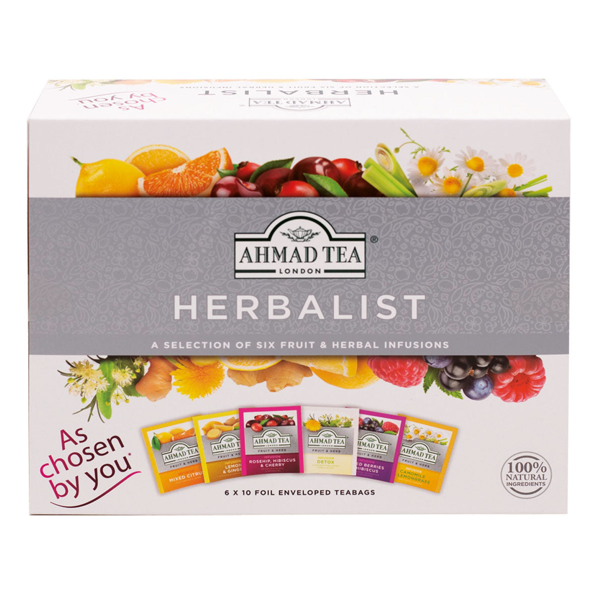 Herbalist Selection | Selezione di infusi di frutta ed erbe | 60 Bustine assortite