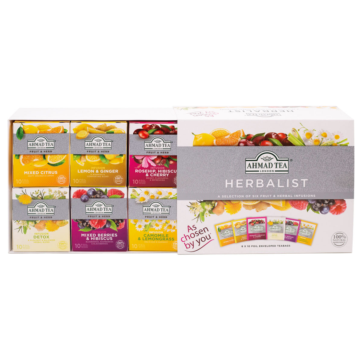 Herbalist Selection | Selezione di infusi di frutta ed erbe | 60 Bustine assortite