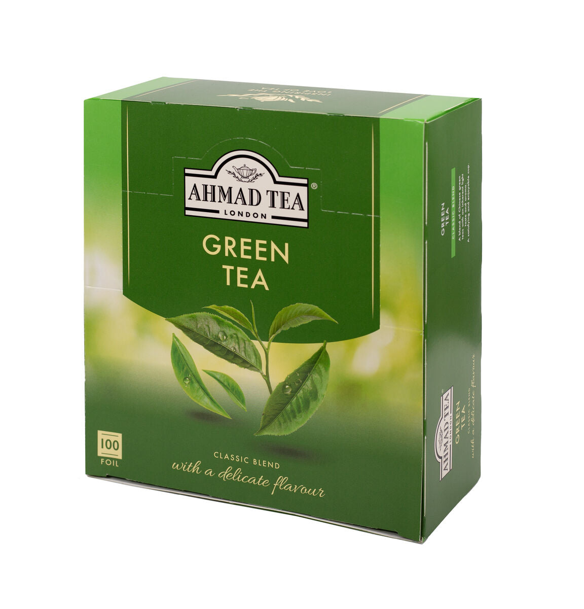 Green Tea Pure | Ahmad Tea | 100 bustine di tè verde