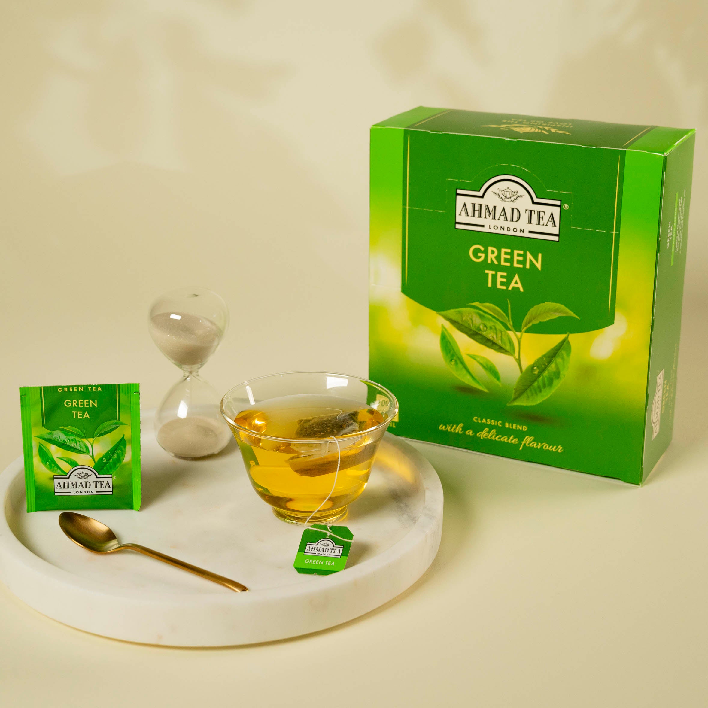 Green Tea Pure | Ahmad Tea | 100 bustine di tè verde