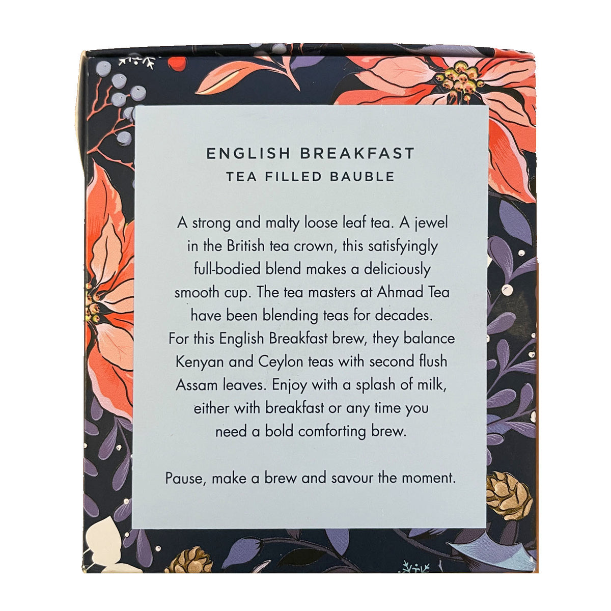 Pallina di Natale con tè sfuso in foglie | Winter Wonder | Tè English Breakfast | 25g
