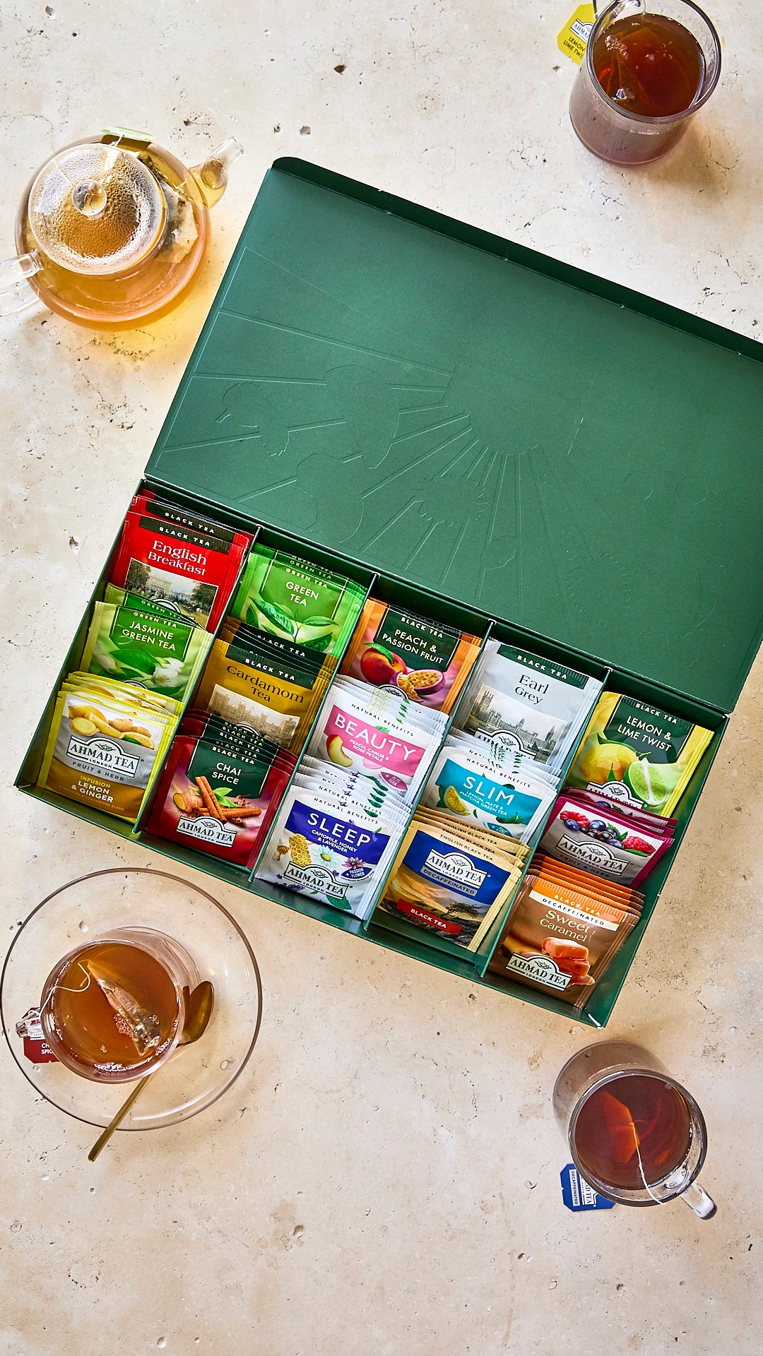 Discovery Selection | Selezione di tè neri, verdi, decaffeinato e infusi | 90 bustine | Box da 12