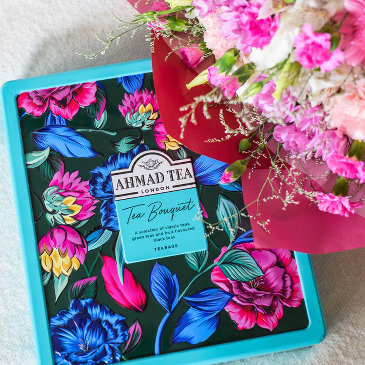 Tea Bouquet | Selezione di tè assortiti | Ahmad Tea | 72 bustine