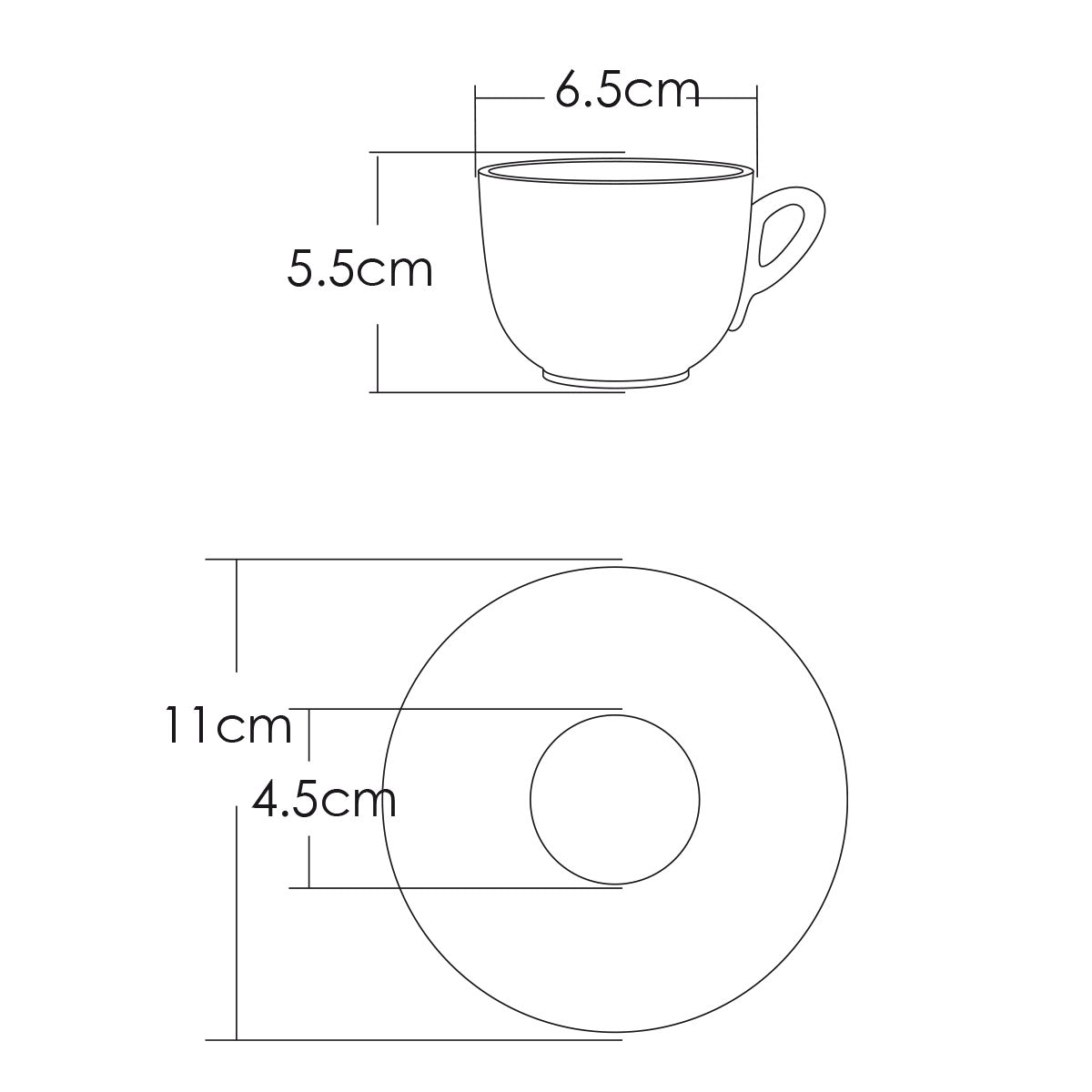 Tazzina Caffè Corsini in porcellana
