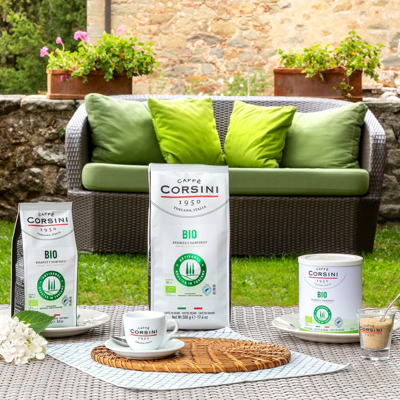 Caffè biologico nuova gamma di caffè, Caffè Corsini