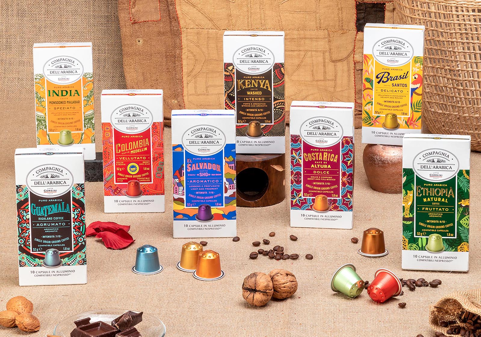 Capsule compatibili Nespresso® 100% Arabica Caffè Corsini