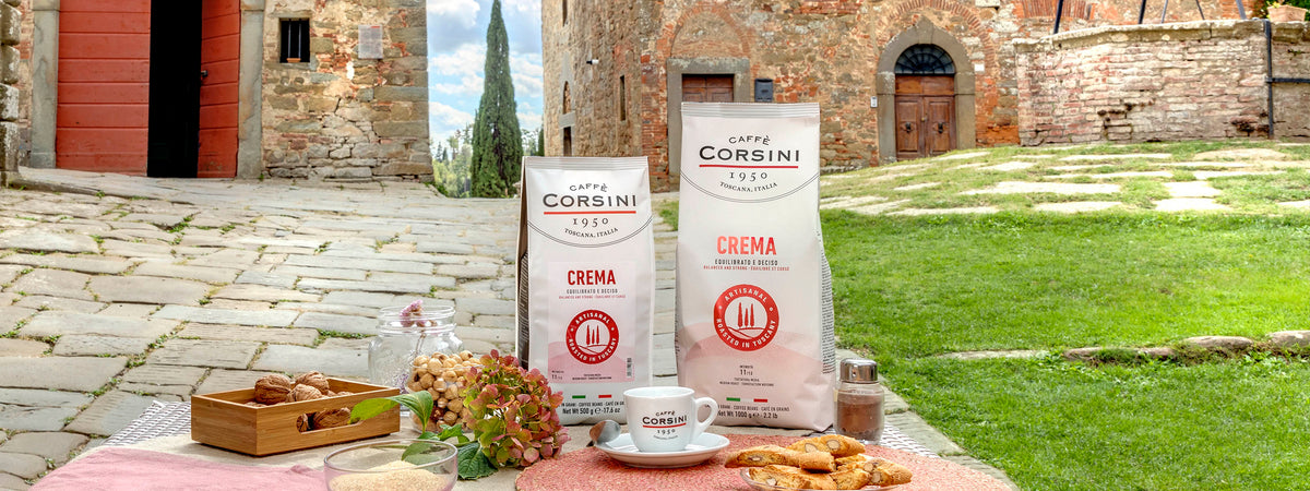 Nuova gamma di caffè, Crema, Caffè Corsini