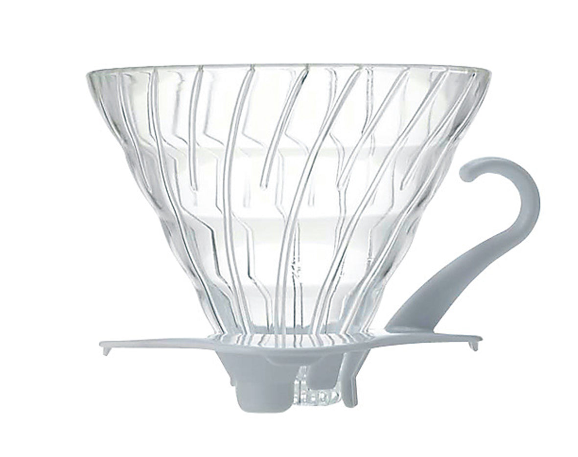 Hario vdg-02w coffee dripper bianco in vetro