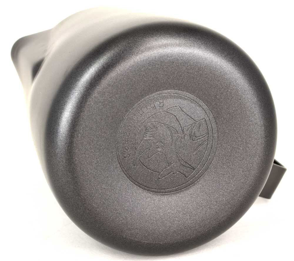 Lattiera per cappuccino in acciaio inox | Colore nero | Capacità 360 ml