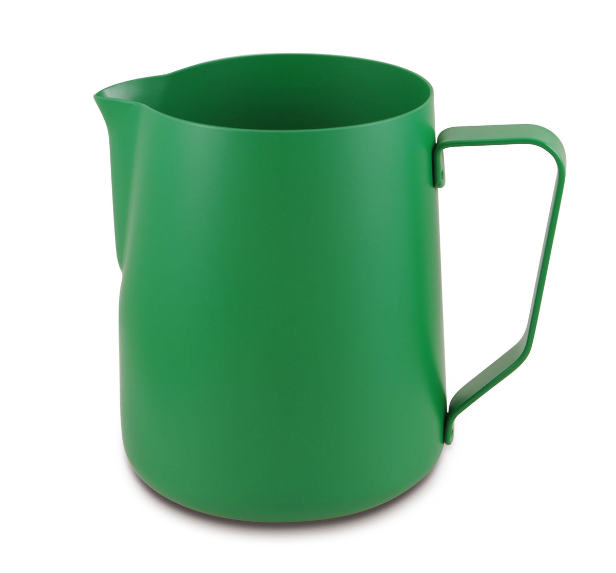 Lattiera per cappuccino in acciaio inox | Colore verde | Capacità 950 ml