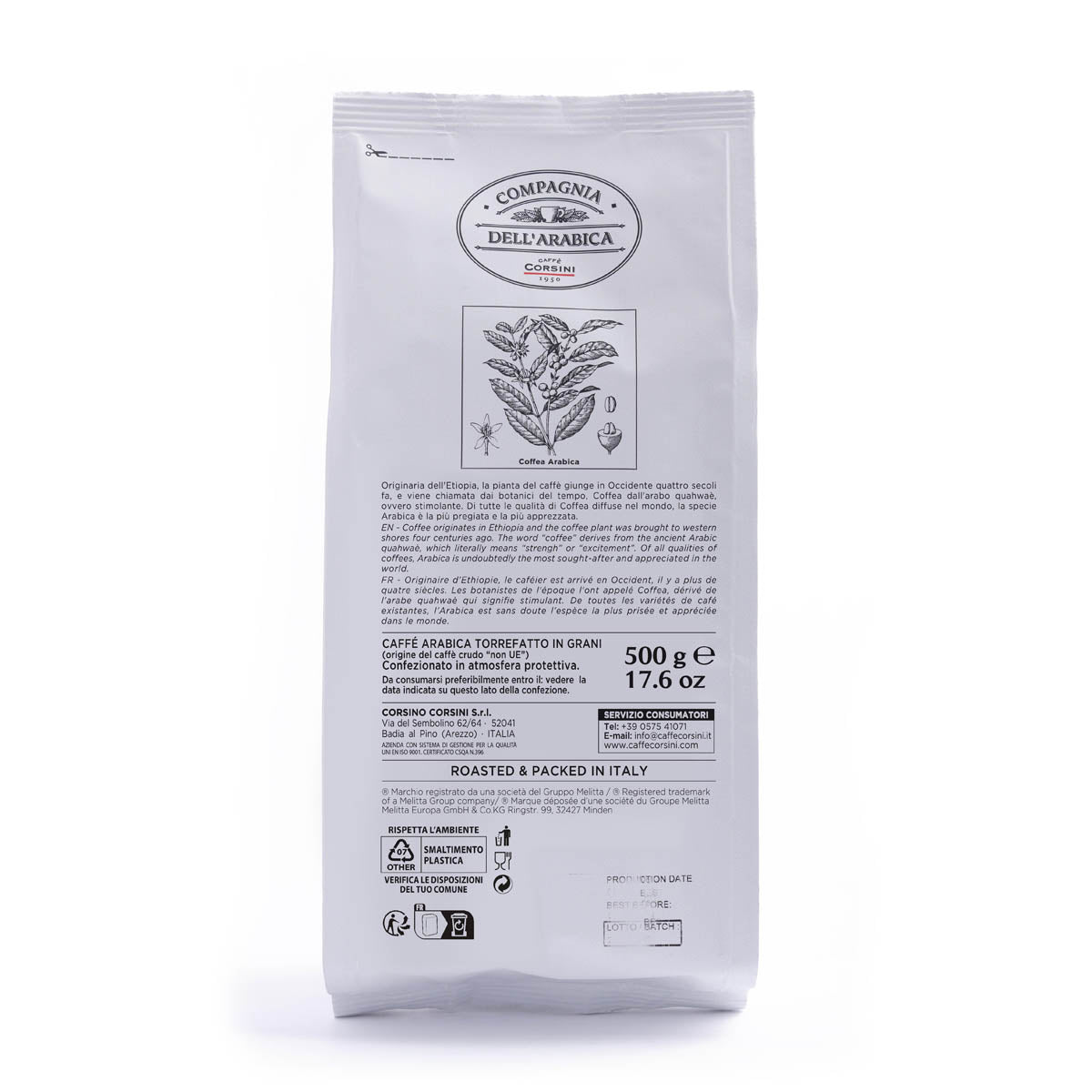 Coffee beans | Ara Organic | Brasil | 100% Arabica | 500g