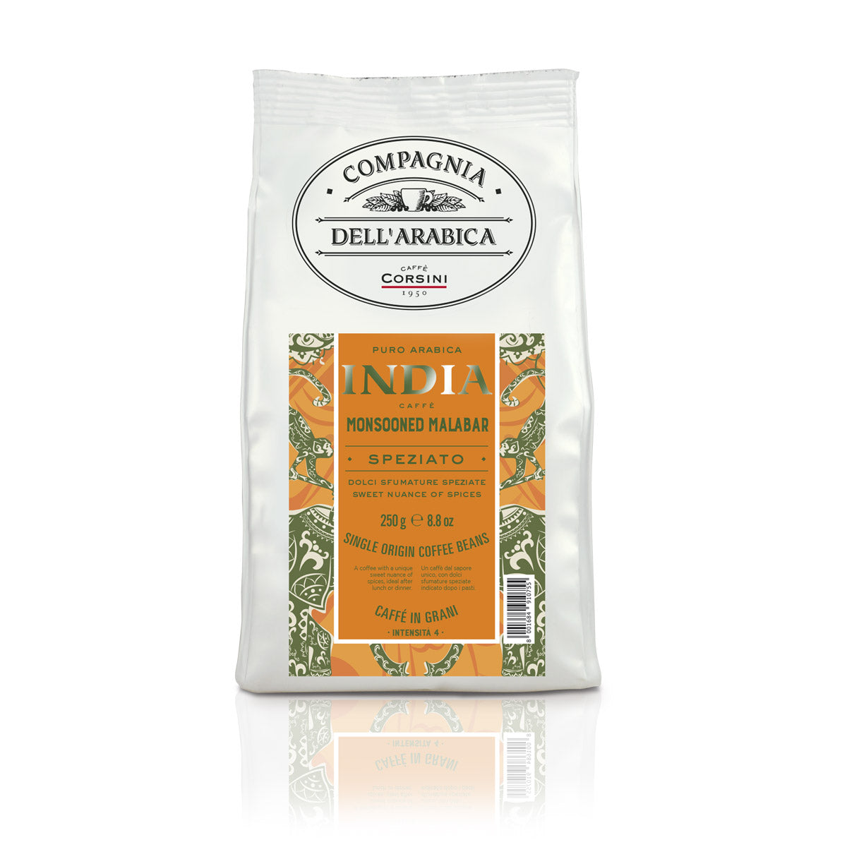 Caffè in grani | India Monsooned Malabar | 100% Arabica | 250g