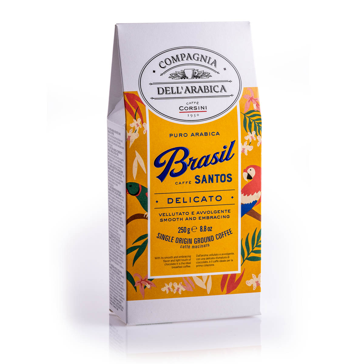 Caffè macinato | Brasil Santos | 100% Arabica | Confezione da 250g
