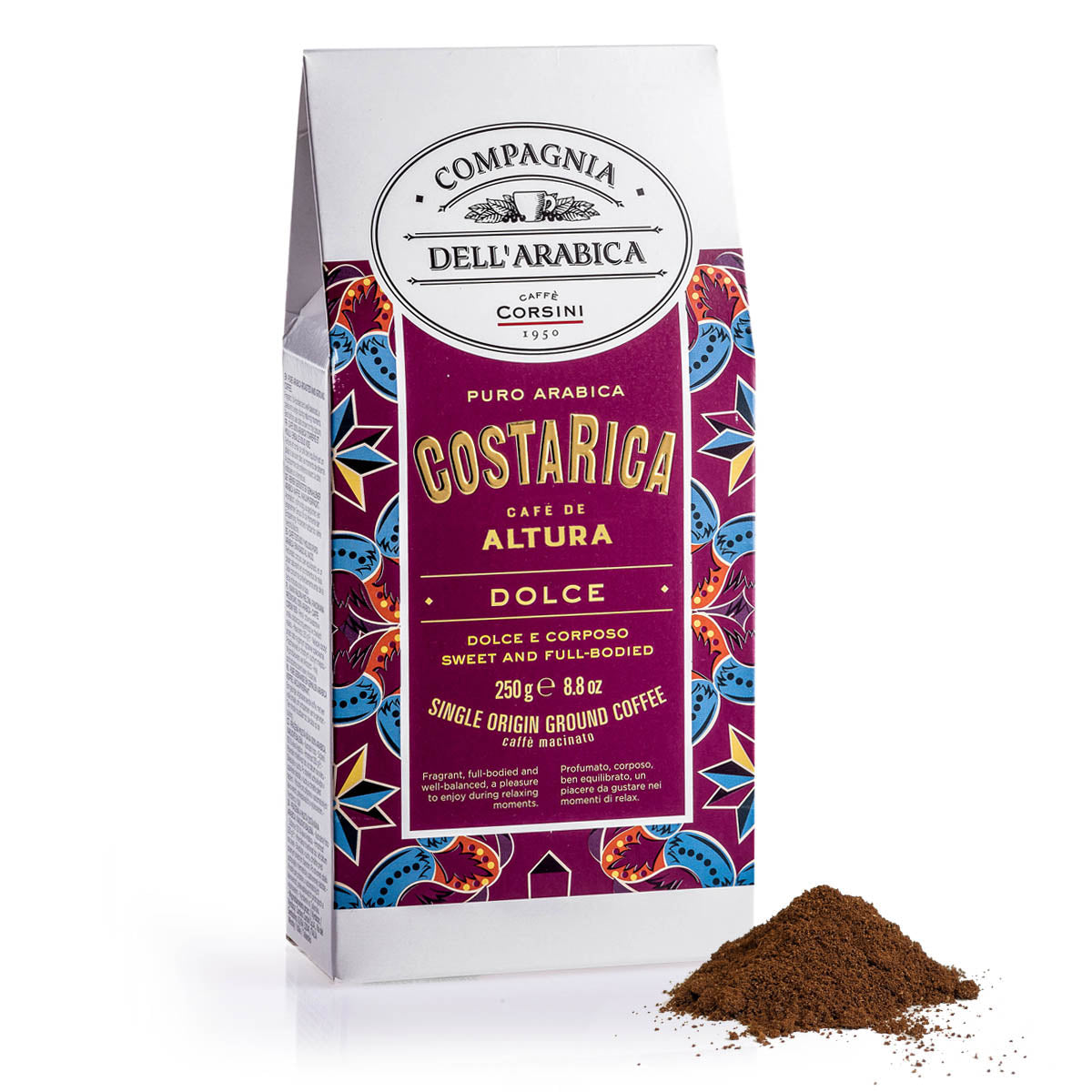 Caffè macinato Costa Rica | 100% Arabica | 250g