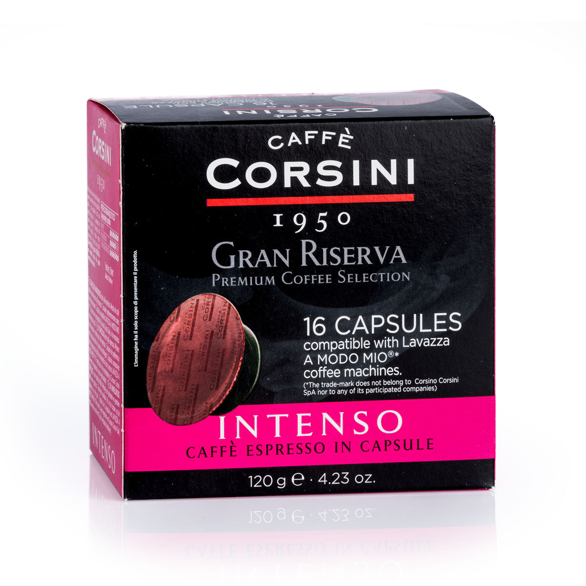 Capsule di caffè compatibili Lavazza®* A Modo Mio®* | Gran Riserva Intenso | 16 pezzi