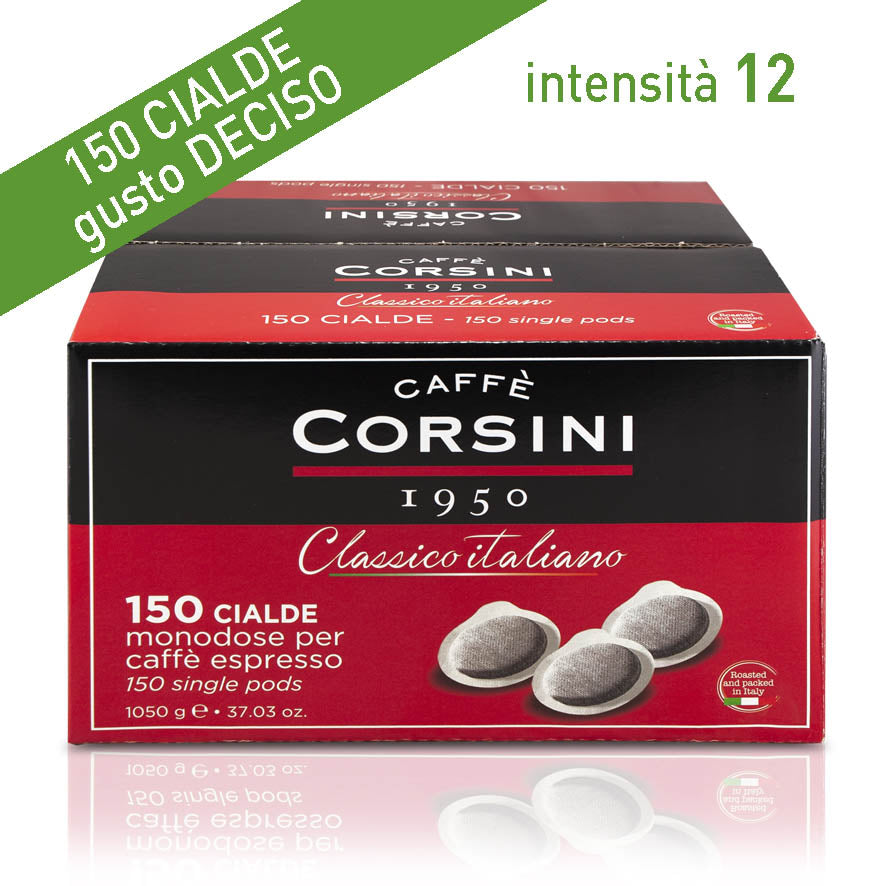 Cialde monodose per caffè Espresso | Gusto Deciso | 150 pezzi