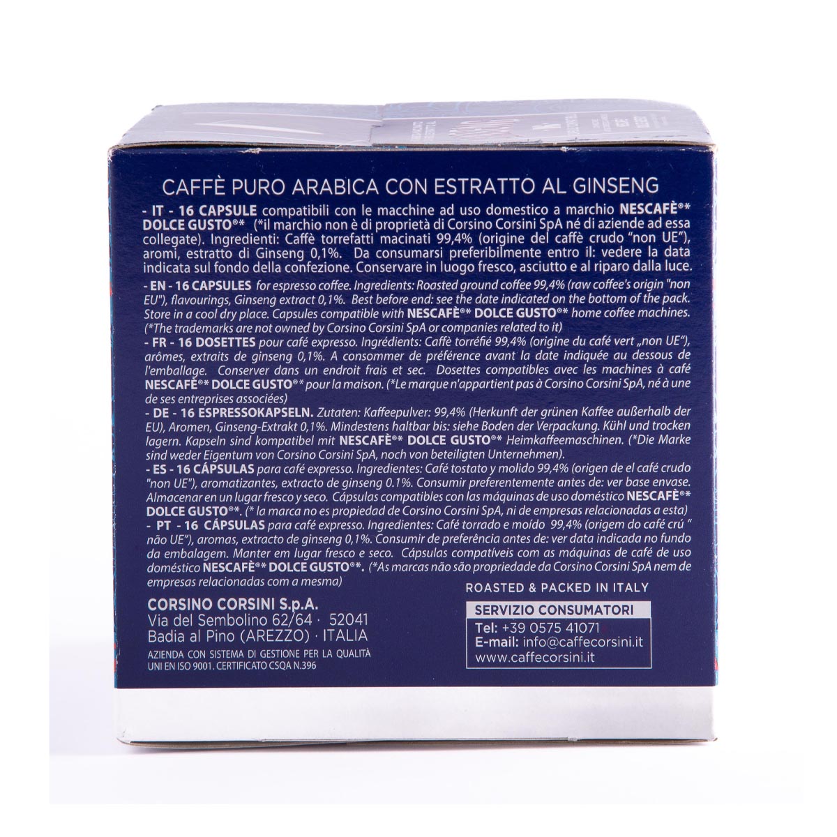 Nescafè® Dolce Gusto® compatible coffee capsules | Ginseng | 16 pieces