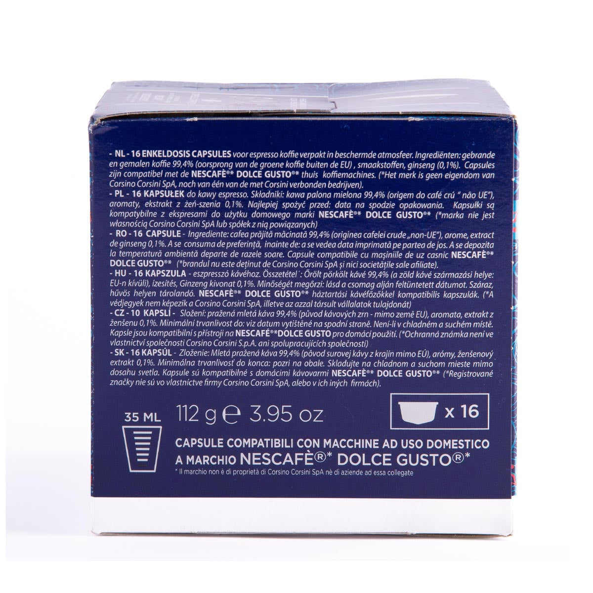 Nescafè® Dolce Gusto® compatible coffee capsules | Ginseng | 16 pieces