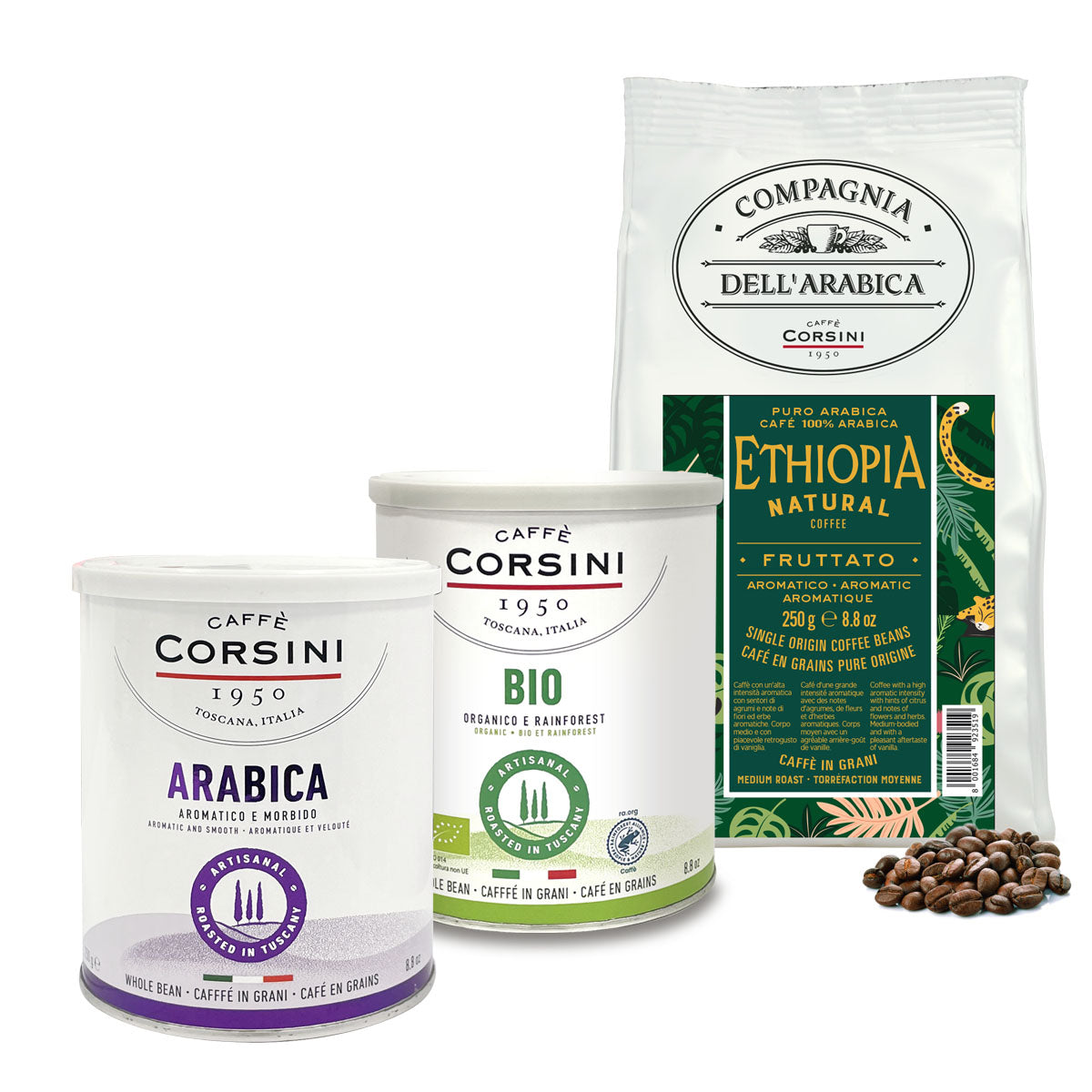 Caffè in grani | Bio e sapori fruttati | Bio, Ethiopia Natural, Arabica