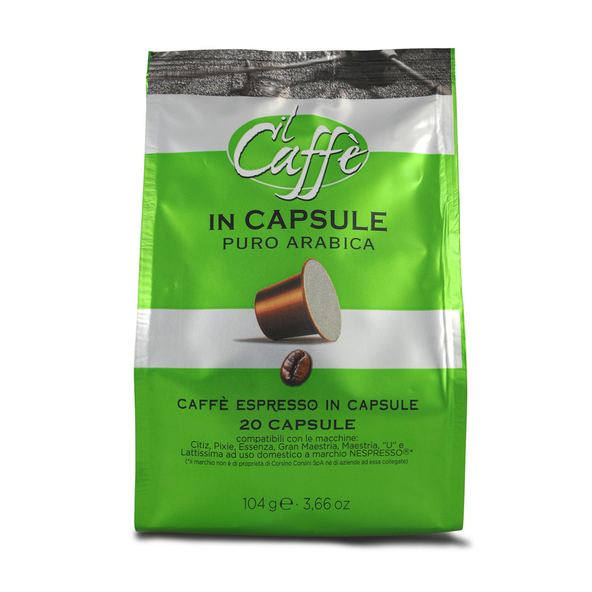 CAPSULE COMPATIBILI NESPRESSO® PURO ARABICA | 20 PEZZI