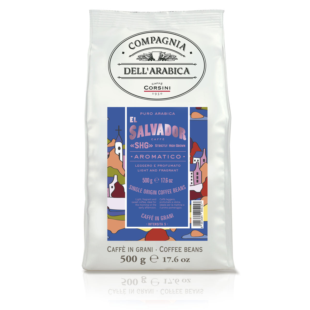 Caffè in grani | El Salvador  | 100% Arabica | 500g | Cartone con 15 confezioni