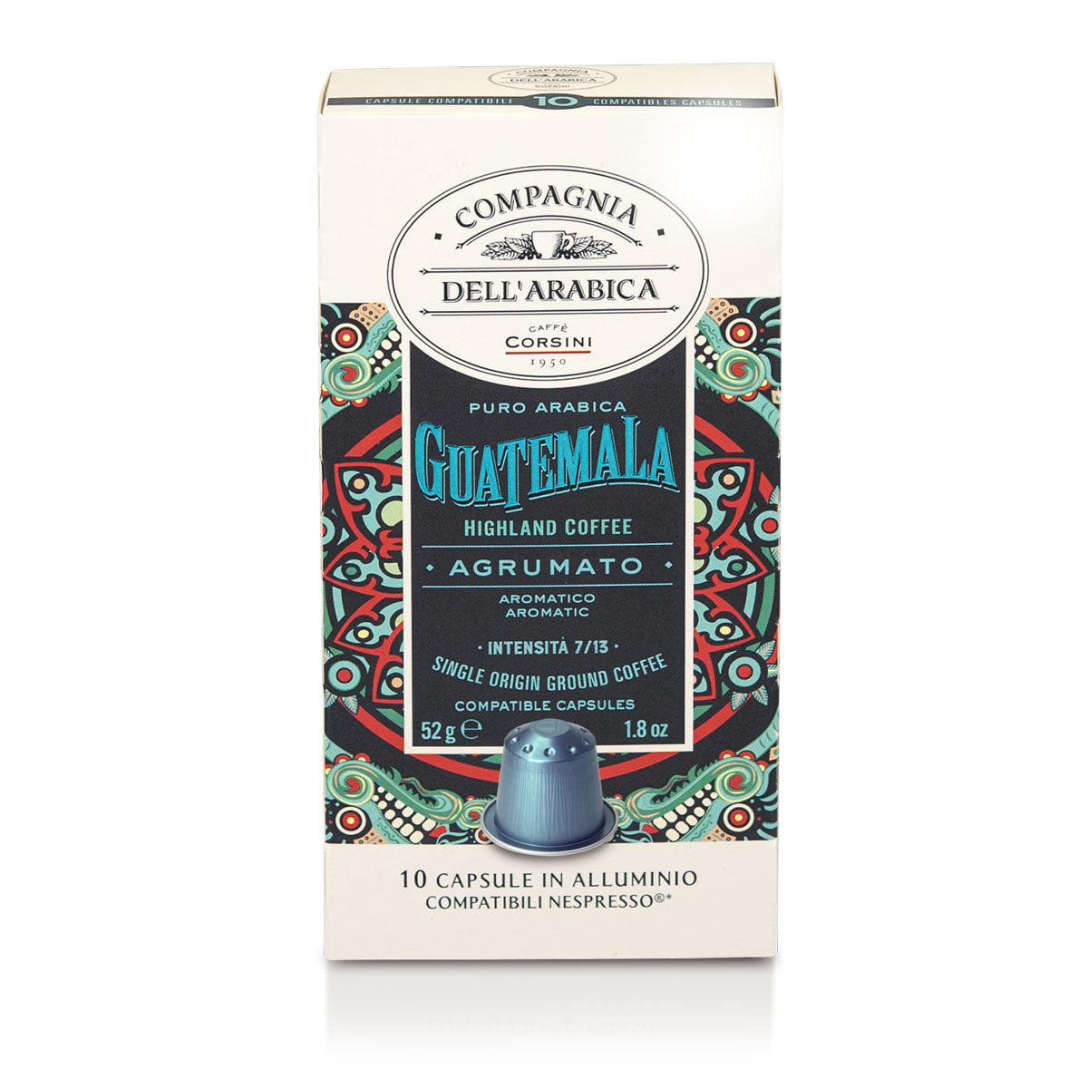 10x10 capsule in alluminio compatibili Nespresso® | Guatemala | 100% Arabica