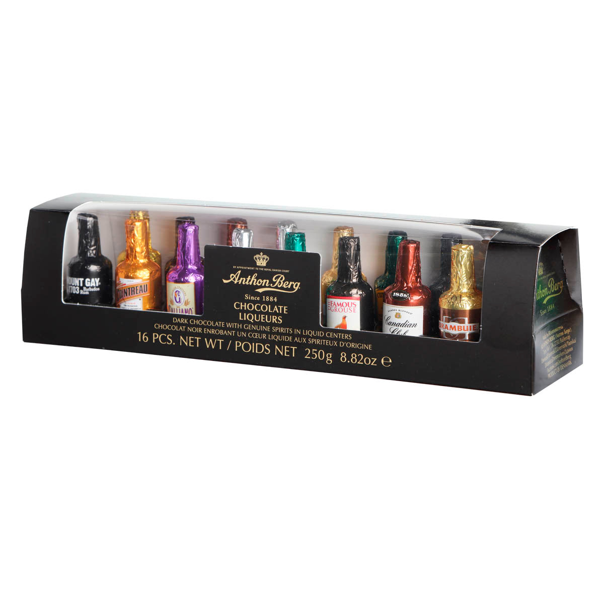 16 cioccolatini Anthon Berg con liquori assortiti