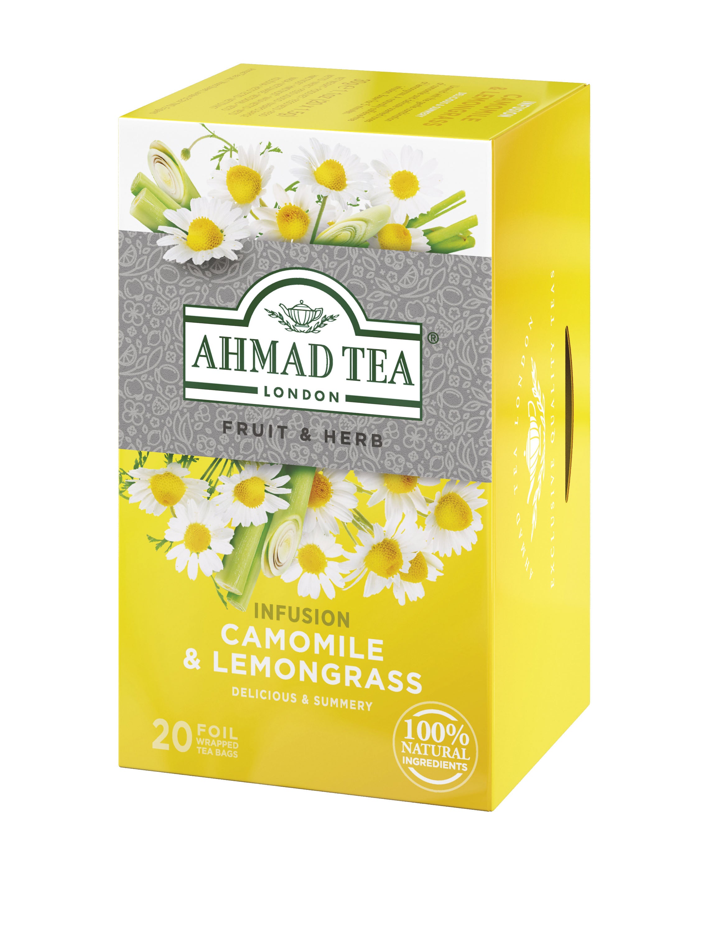 Infuso Camomilla e citronella | Ahmad Tea | 20 bustine