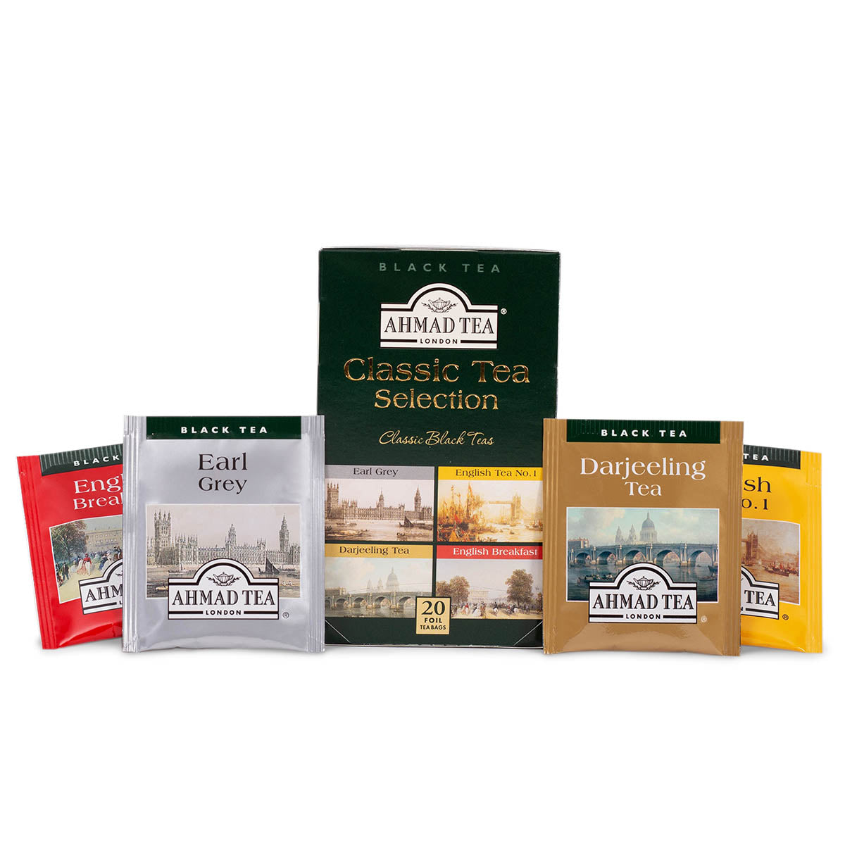Classic Tea Selection | Selezione di 4 tè neri | 20  bustine