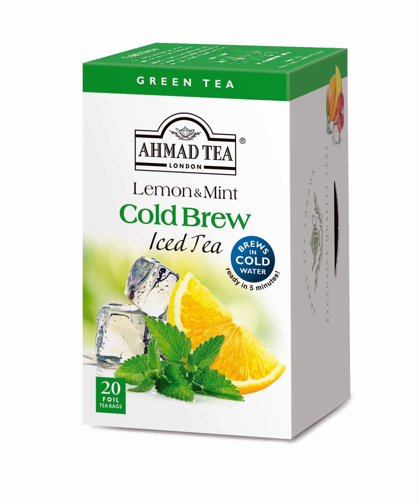 Tè Cold Brew Ahmad Tea Limone e Menta