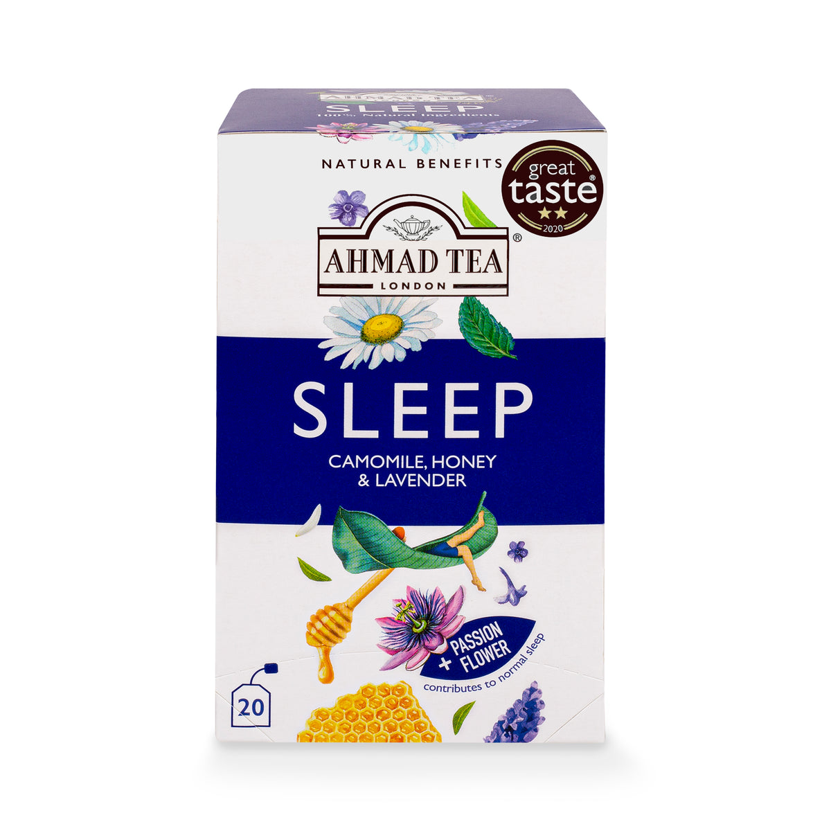 Infuso Sleep - Sonno | 20 bustine per confezione | Cartone con 6 confezioni