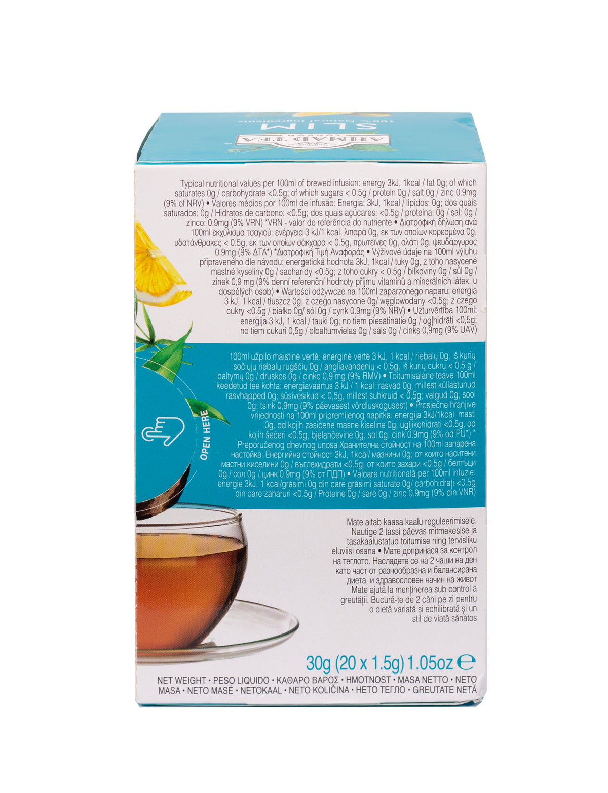 Infuso Slim - linea | Ahmad Tea | 20 bustine
