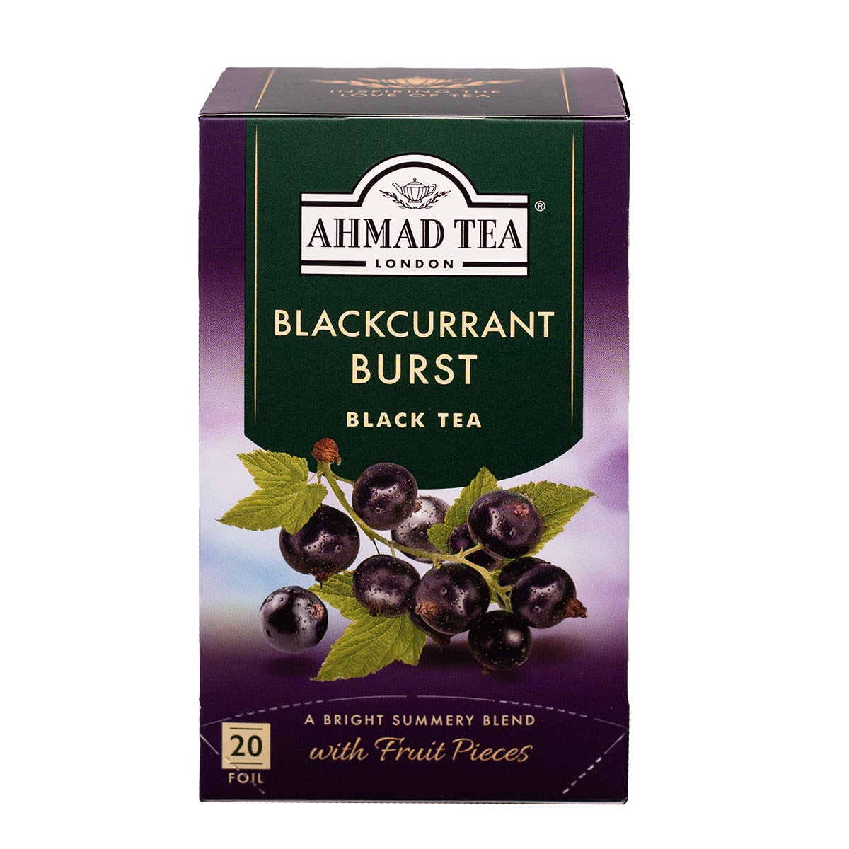 Tè nero al ribes nero | Blackcurrant burst | Ahmad Tea | 20  bustine