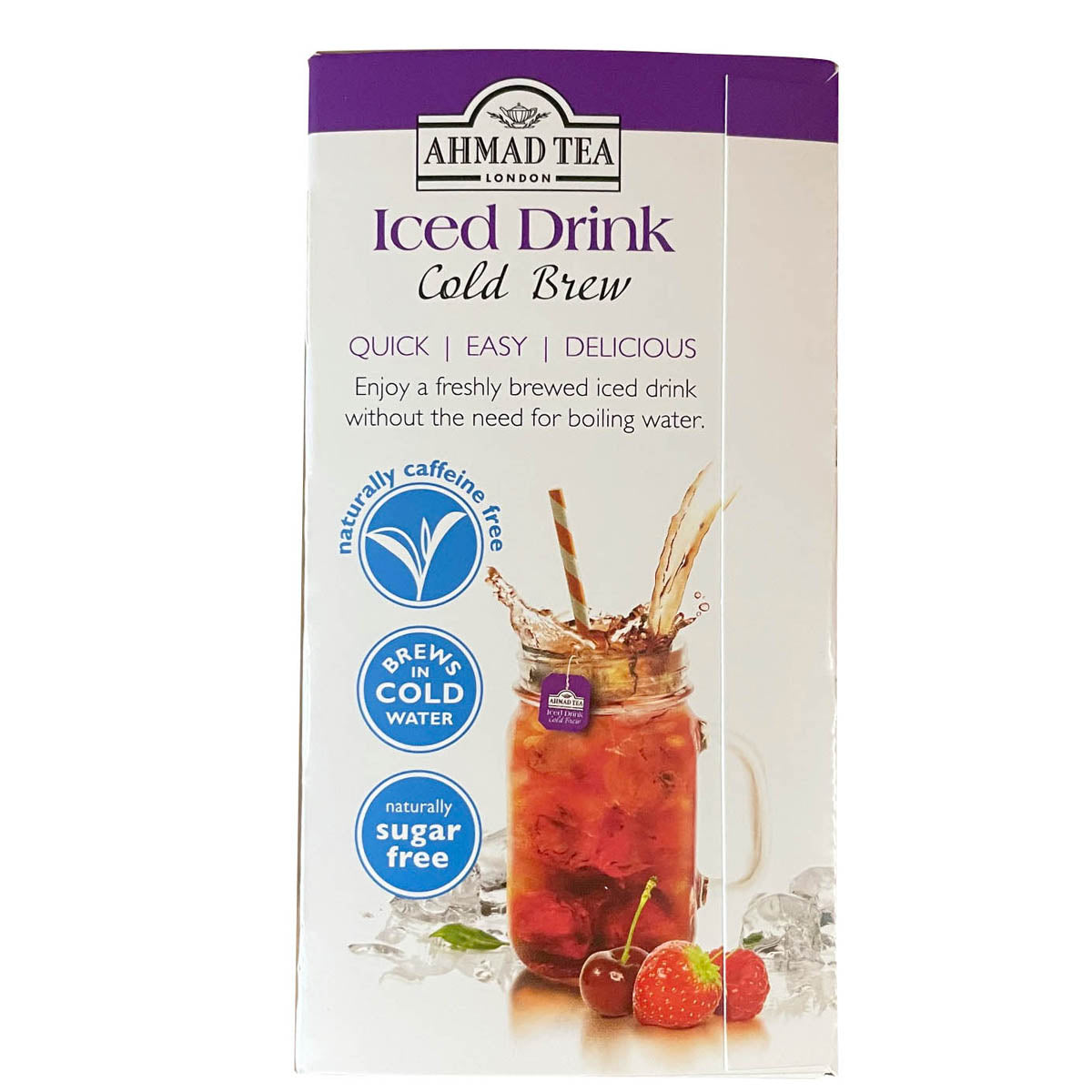 Cold brew | Infuso | Ciliegia e Fragola | Ahmad Tea | 20 bustine