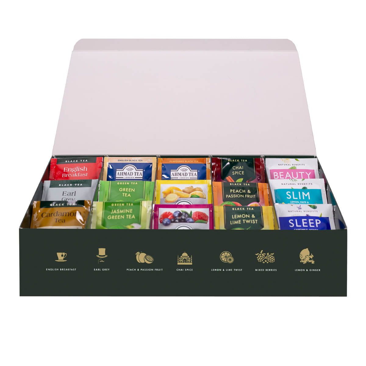 Discovery Selection | Selezione di tè neri, verdi, decaffeinato e infusi | Ahmad Tea | 90 bustine