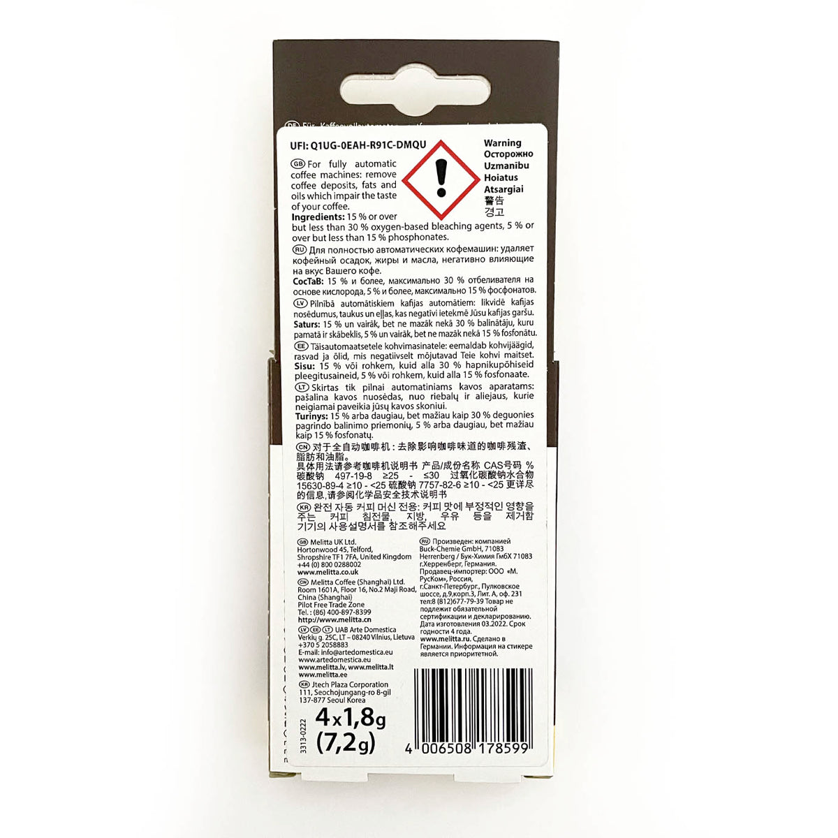 Melitta® Perfect Clean | Pastiglie detergenti per macchine da caffè automatiche